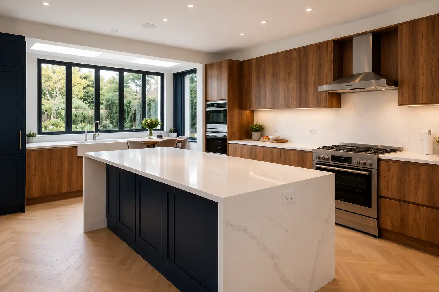 Beautifully renovated modern kitchen by Basha Home Improvement